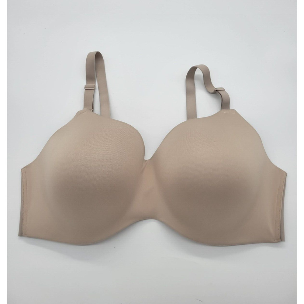 Playtex Pure Comfort‎ Shaping Foam Beige Wireless Nursing Bra Size 2XL